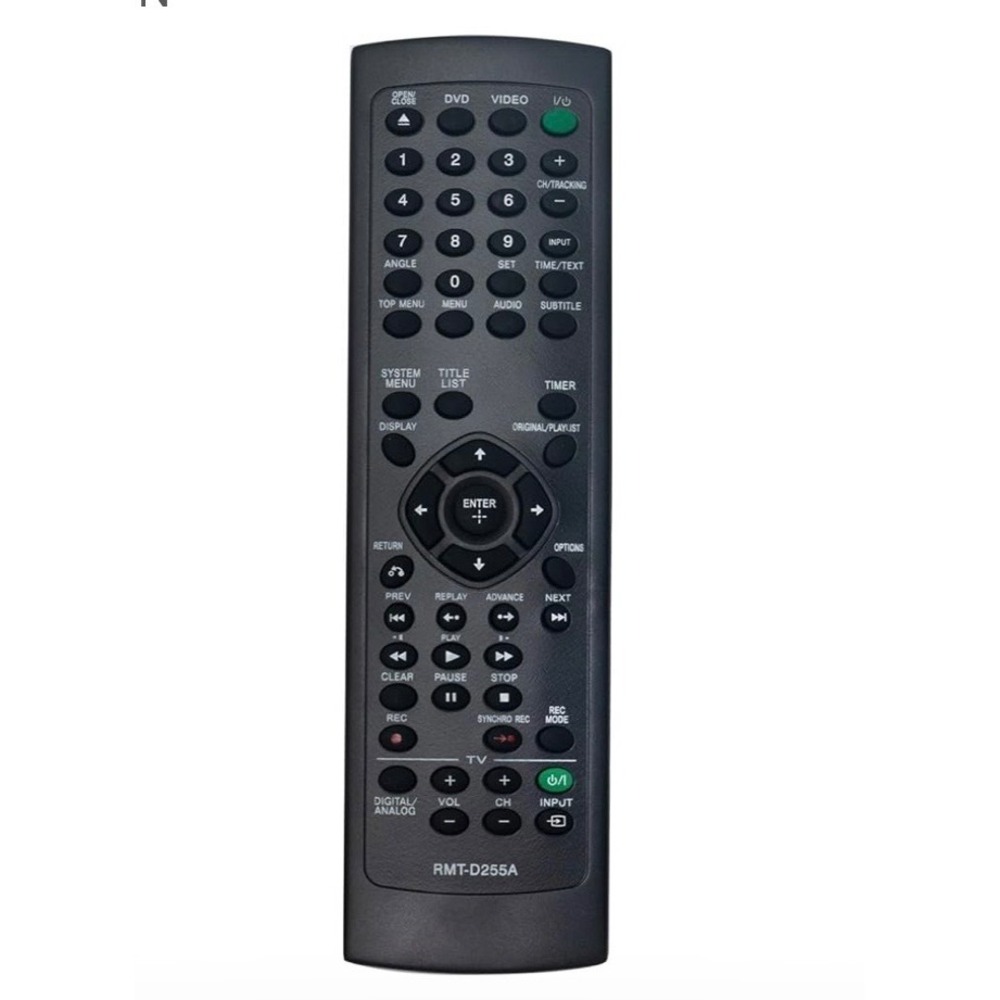 Sony RMT-D255A DVD Video Player Remote Control Black Replacement Controller - Picture 3 of 5